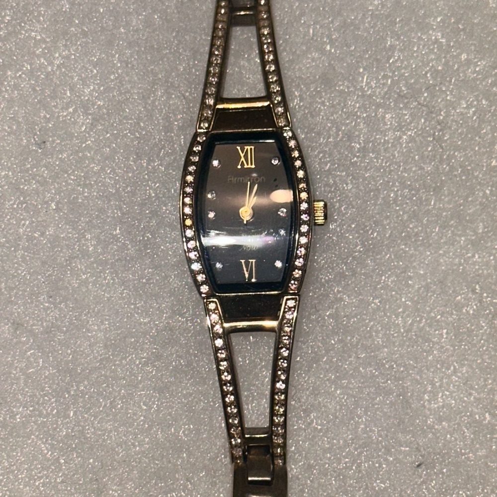 Armitron Ladies - Gold Toned - Needs Battery -